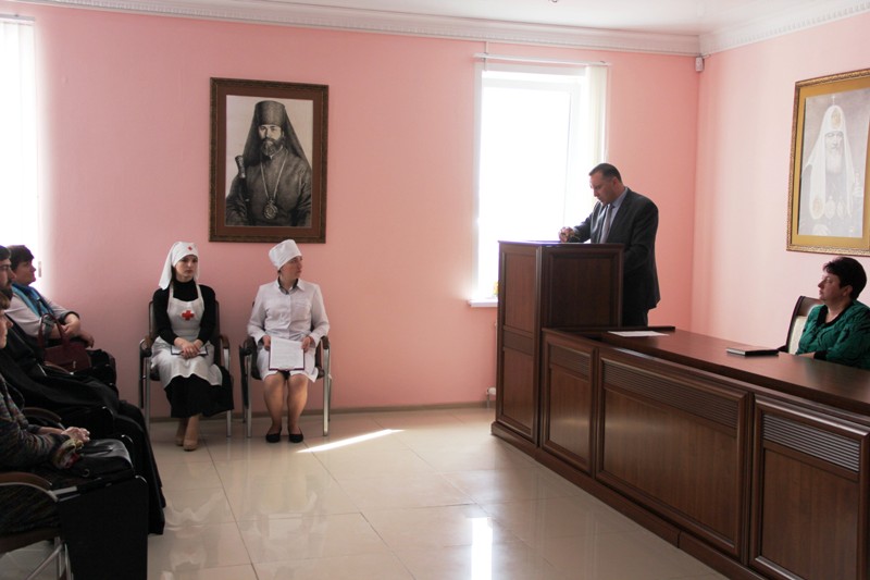 Совещание по теме «Организация деятельности сестер милосердия на территории Россошанской епархии» состоялось в Епархиальном управлении