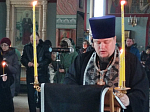 Чтение канона преподобного Андрея Критского в Ильинском соборе г. Россошь