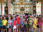 Воспитанники школьного лагеря Россошанской СОШ № 1 с экскурсией посетили собор