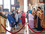 В Ильинском кафедральном соборе молитвенно почтили память Усекновения главы Иоанна Предтечи