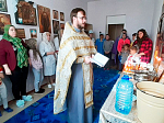 Молебен в Павловском детском санатории