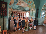 Воспитанники санатория «Жемчужина Дона» посетили Покровский храм г. Павловск