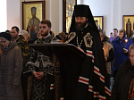 Епископ Россошанский и Острогожский Андрей совершил чтение Покаянного канона в Тихоновском храме г. Острогожска