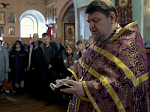 В Неделю 2-ю Великого поста Преосвященнейший епископ Дионисий совершил Литургию в Покровском храме г. Павловск