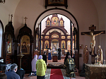 Епископ Сергий и епископ Дионисий совершили Литургию Преждеосвященных Даров