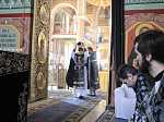 Первая литургия Преждеосвященных Даров в нынешнем году совершена в Ильинском соборе
