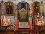В Казанском храме молитвенно встретили день памяти святителя Спиридона Тримифунтского и поздравили благочинного с днем рождения