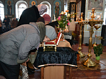 Соборный молебен перед святынями