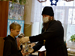 Благочинный поздравил с Рождеством Христовым воспитанников детских садов и школы-интерната