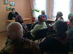 Встреча священника с читателями Межпоселенческой библиотеки имени А.Т. Прасолова  г. Россоши
