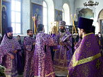Архиерейское богослужение в день памяти святителя Серафима (Соболева), архиепископа Богучарского
