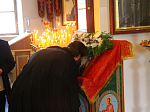 29 апреля, во вторник 2-й седмицы по Пасхе, день Радоницы Преосвященнейший епископ Россошанский и Острогожский Андрей совершил Божественную литургию в Тихоновском соборном храме