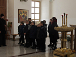 Экскурсия школьников в Богоявленский храм