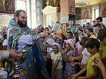 В Ильинском соборе совершили молебен на начало учебного года и подвели итоги акции «Собери ребенка в школу»
