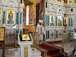 Епископ Россошанский и Острогожский Андрей совершил воскресное богослужение в Ильинском соборе