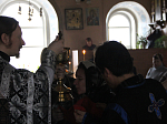Епископ Россошанский и Острогожский Андрей совершил Божественную Литургию Преждеосвященных Даров в Покровском храме города Павловск
