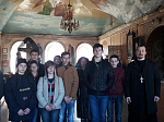 Посещение Покровского храма учащимися школы - интерната для слабовидящих