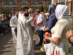 Яблочный Спас в Казанском храме Каменки