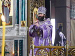 В понедельник 3-й седмицы Великого поста Преосвященнейший епископ Андрей совершил Литургию Преждеосвященных Даров