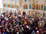 Епископ Россошанский и Острогожский Андрей совершил богослужение в Неделю Крестопоклонную