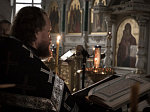 Епископ Россошанский и Острогожский Андрей совершил утреню Великого Пятка с чтением двенадцати Страстных Евангелий
