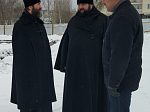 Епископ Россошанский и Острогожский Андрей осмотрел стройплощадку храма в г. Павловск