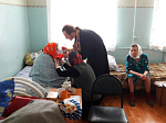 Причастие в Павловском доме-интернате для престарелых и инвалидов