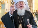 В день памяти священномученика Петра, архиепископа Воронежского, епископ Россошанский и Острогожский Дионисий сослужил митрополиту Воронежскому и Лискинскому Сергию за богослужением в Алексиево-Акатовом монастыре