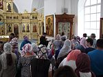 Юные паломники посетили Дивногорский монастырь 