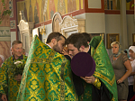 Всенощное бдение в канун Пятидесятницы совершено в Свято-Ильинском кафедральном соборе