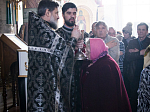 Глава Россошанской епархии совершил литургию Преждеосвященных Даров в Ильинском соборе