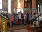 В праздник Покрова Пресвятой Богородицы епископ Россошанский и Острогожский Андрей совершил Божественную литургию в Ильинском кафедральном соборе