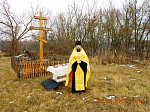 Богослужение на месте разрушенного храма в Гончаровке
