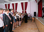 Молебен перед экзаменами в Подгоренской СОШ № 1