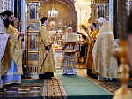 Епископ Россошанский и Острогожский Андрей сослужил Святейшему Патриарху Кириллу в Храме Христа Спасителя в одиннадцатую годовщину интронизации Его Святейшества
