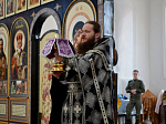 В Гороховке состоялось соборное богослужение с участием воспитанников Матвея Платова казачьего кадетского корпуса