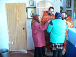Соборное богослужение клириков благочиния в молитвенном доме с. Красный флот