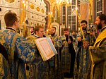 Епископ Россошанский и Острогожский Андрей возглавил торжественное богослужение в Свято-Ильинском кафедральном соборе г. Россошь