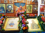 Богослужение в день памяти Иоанна Крестителя в Покровском храме с. Лозовое