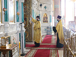 Архипастырь молился за богослужением в канун дня памяти Собора Воронежских святых