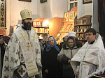 В праздник Сретения Господня епископ Россошанский и Острогожский Андрей совершил Божественную литургию в Александро-Невском храме г.Калач