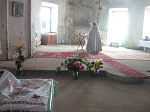 В храме Вознесения Господня села Терешково в престольный праздник прошла первая Божественная литургия
