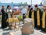 В Россоши совершили освящение закладного камня на месте будущего храма