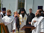 Благословение начала строительства Духовно-просветительского центра в Острогожске и освящение закладного камня
