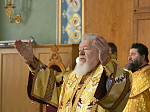 В Неделю 17-ю по Пятидесятнице, по Воздвижении, Глава Воронежской митрополии возглавил служение Божественной литургии и совершил пресвитерскую хиротонию