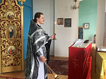 Первая литургия Преждеосвященных Даров совершена в Благовещенском храме с. Жилино