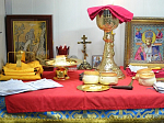Первая Рождественская служба на новообразованном приходе храма Рождества Пресвятой Богородицы г. Россоши