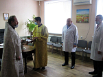 В праздник Крещения благочинный посетил государственные организации г. Богучара