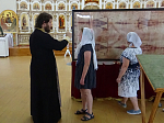 Верхнемамонцы поклонились копии полотна Туринской плащаницы
