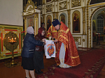 Пасхальное богослужение в Петропавловском храме с. Репьевка